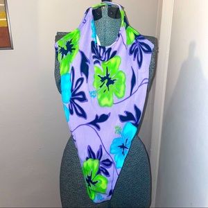 Vintage Sessa Floral One-Piece Swimsuit